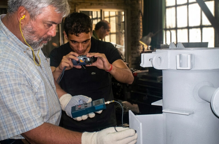 Control dimensional de pieza industrial recuperada - Metalizaciones Rioplatenses